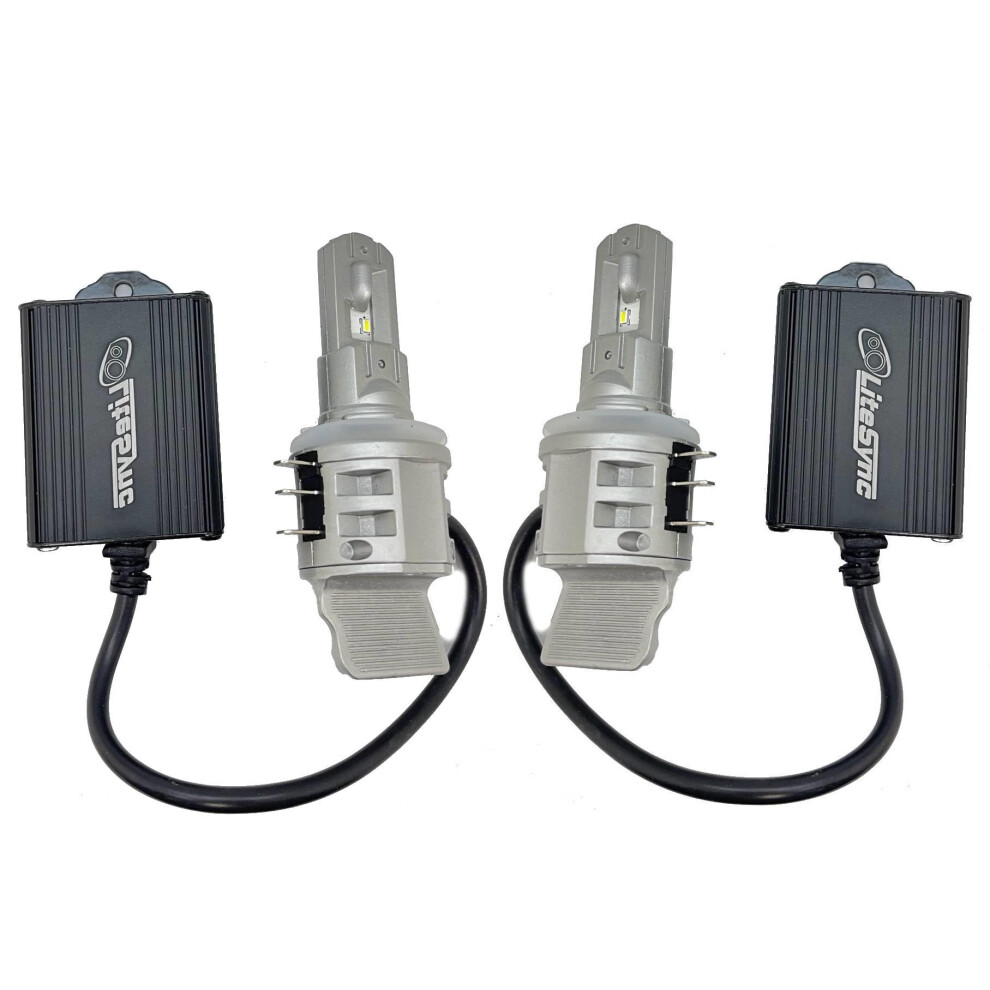 H15 Csp Led Headlight Bulbs Kit 7600 Lumens 9-16V Canbus Error Free 44W Drl 5060620944349