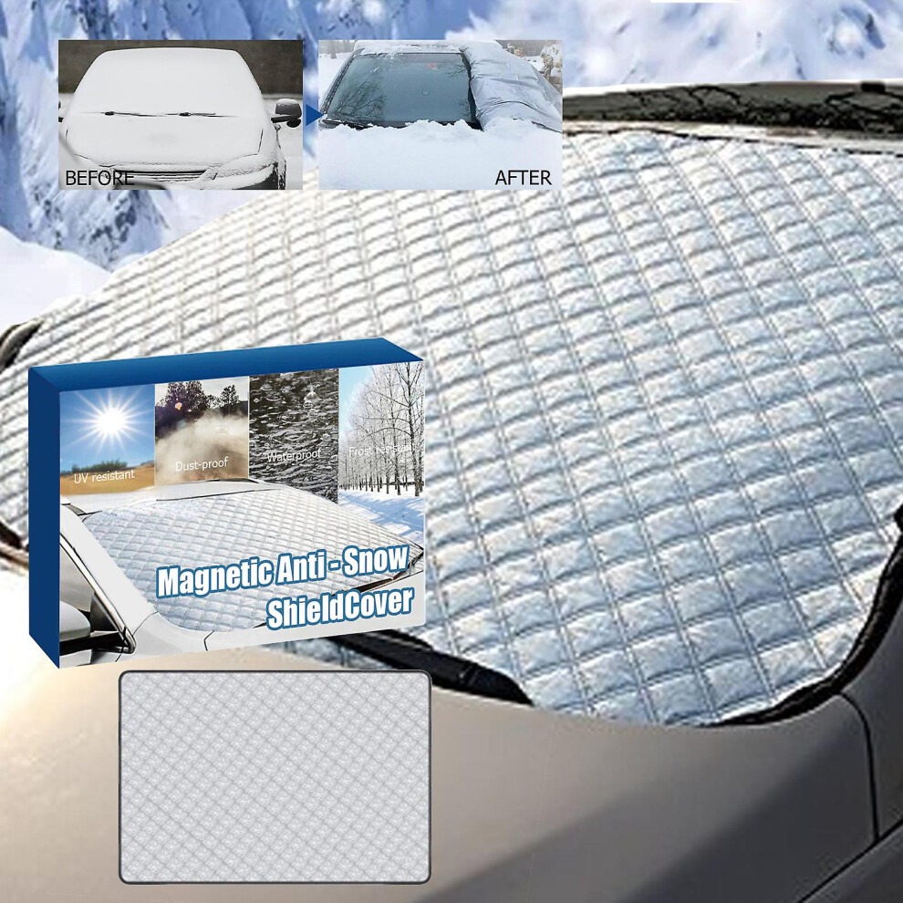 Magnetic Anti-snow Shieldcover, Car Windshield Cover For Ice Snow, Magnetic Windshield Snow Cover, Winter Frost Guard Window Cover For Most Cars
