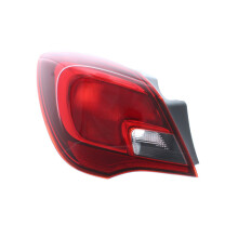 LL2985 Outer Left Rear Tail Light for Vauxhall Corsa 3dr 2014-2020 - Clear Indicator, Bulbs & Bulb Holder Not Included