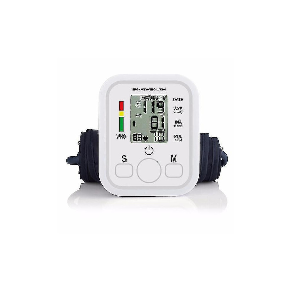 Lcd Upper Arm Blood Pressure Monitor, Health Care Device For Blood Pressure Monitoring