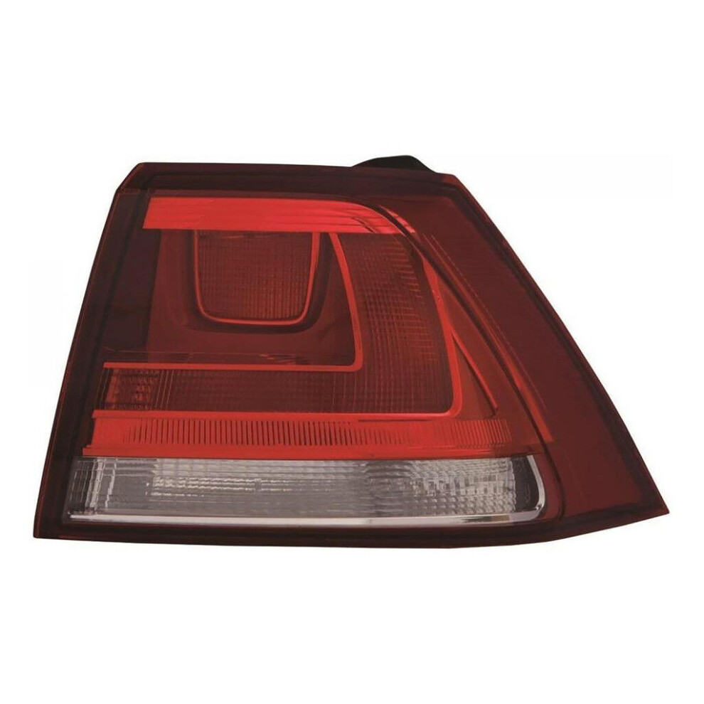For Vw Golf Mk7 Hatchback 10.12-On Outer Wing Rear Tail Lamp Clear Os Light/Red 5037692263142