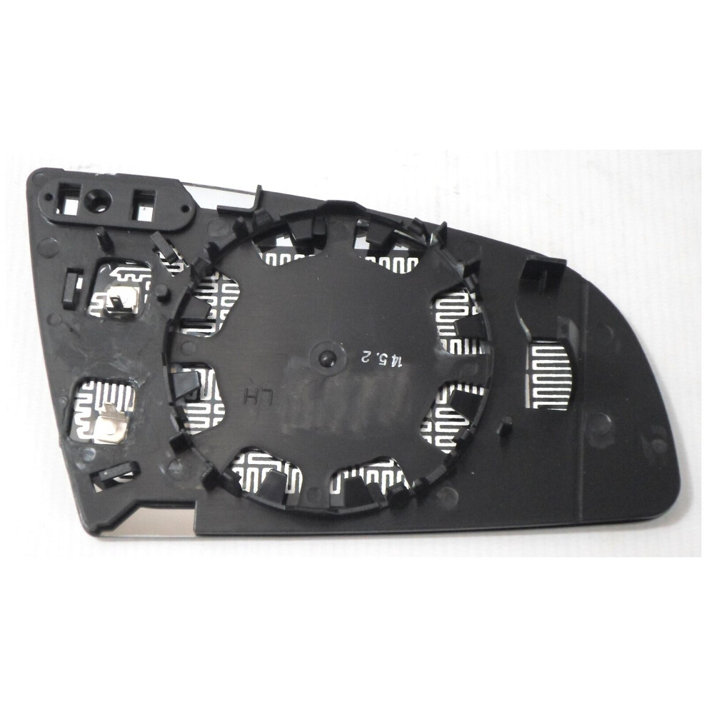 Trupart Mg85 Left Mirror Glass Heated Chrome Convex Fits Audi A3 03-08 A4 B7 5037692310259