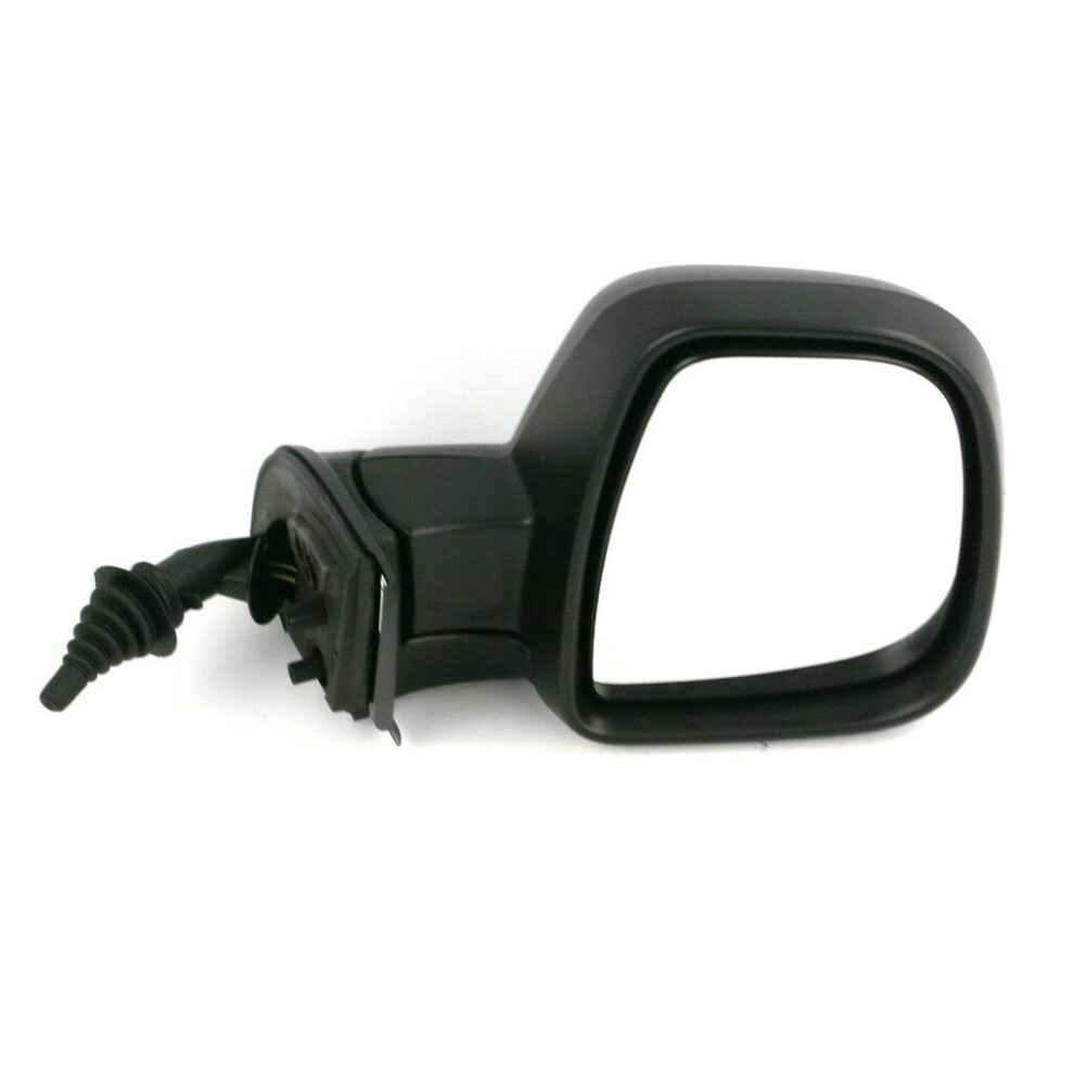 For Citroen Berlingo Van 3/2012-> Cable Wing Door Mirror Drivers Side O/S Black 5037692213185