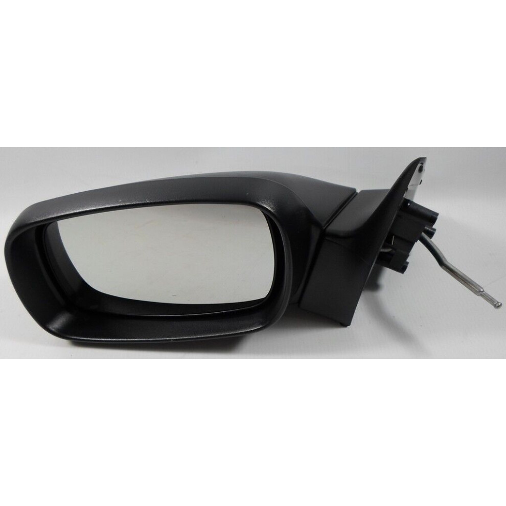 For Vauxhall Astra F Mk3 Saloon 8/1994-1998 Lever Door Mirror Left Ns Black 5037692200192