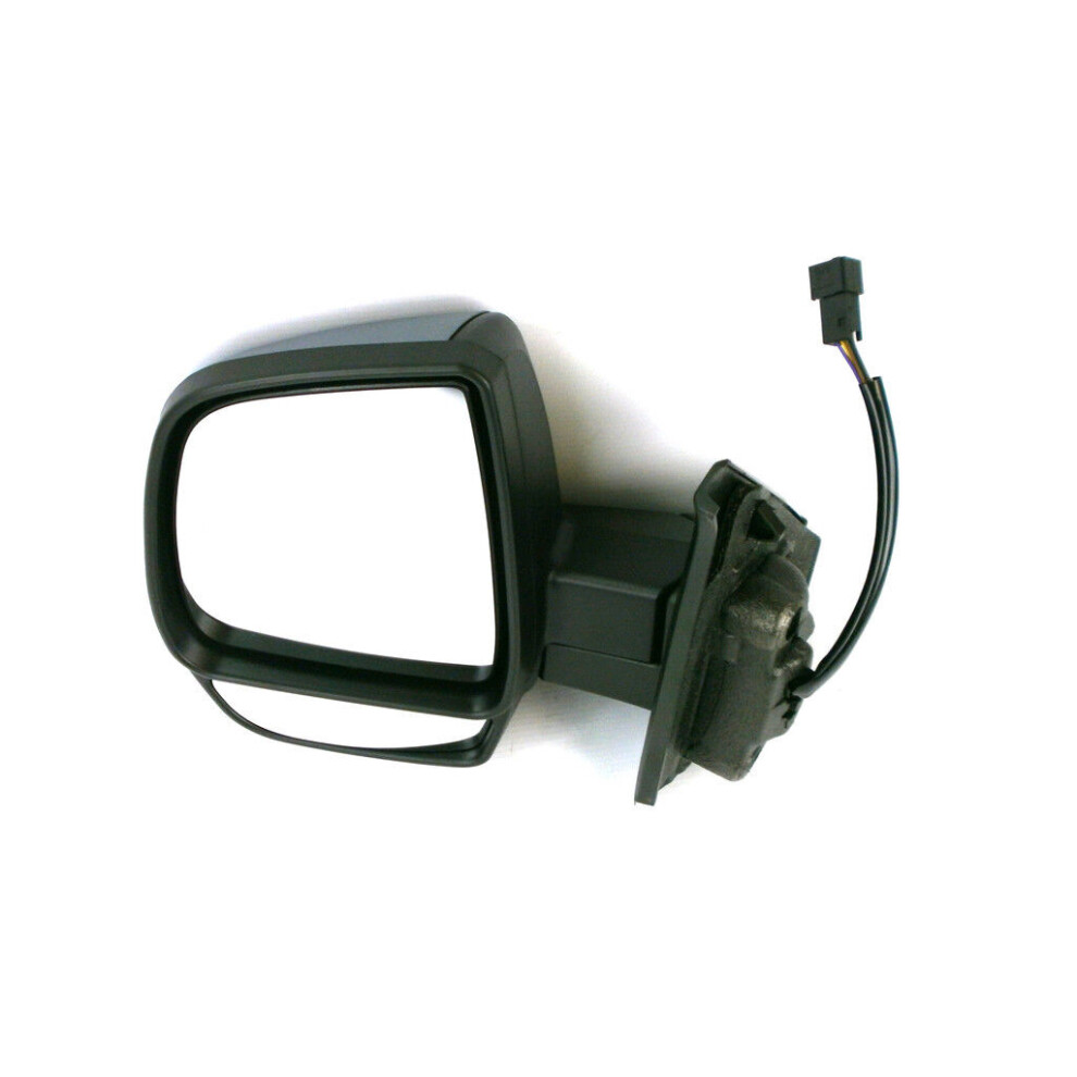 For Fiat Doblo Mk2 Van 2010-> Electric Mirror Twin Glass Primed Left Side Ns 5037692201939