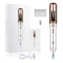 Level 9 Laser Plasma Pen, Mole Removal Dark Spot Remover, Lcd Skin Care Spot Pen, Skin Wart Labels, Tattoo Removal Tool Cosmetology, Gold