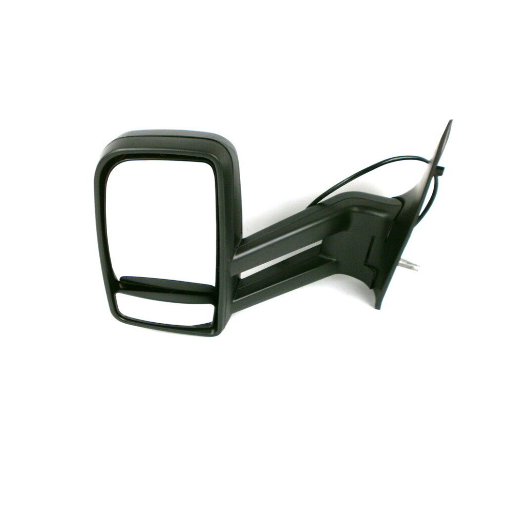 For Mercedes Sprinter Van 2006-> Electric Long Arm Wing Mirror Left Ns Black 5037692212515