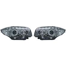For BMW 1 Series E81 E82 E87 E88 Chrome Angel Eye DRL Projector Headlights