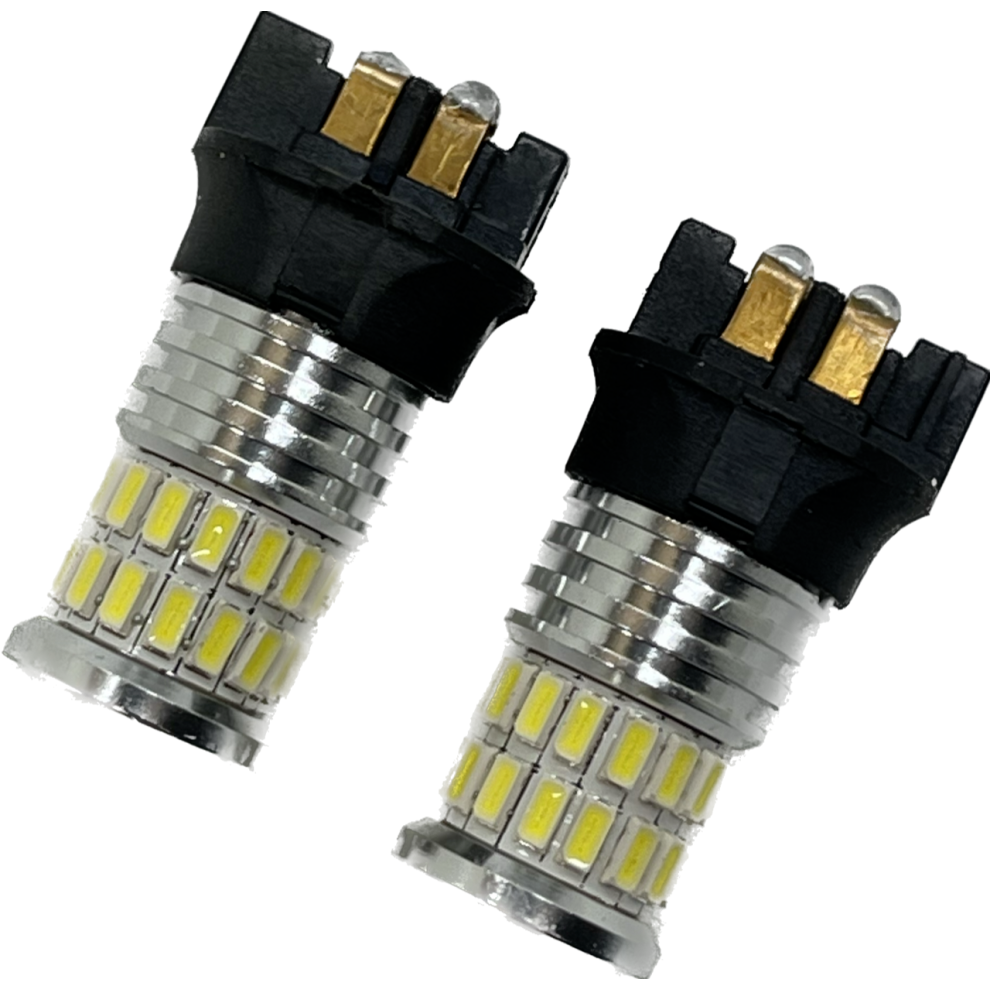 Litesync Pair Pw24w 36 Led Bulbs Lamp Xenon Drl Canbus Error Free White/Light