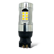 1 x PWY24W PW24W Amber Yellow 3030SMD LED DRL indicator bulb canbus error free