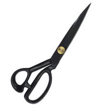 Professional Sewing Scissors Tailor's Scissors Sharp Cloth Scissors Classic Sewing Shears Stainless Steel Long Blade (8 Inch Black)