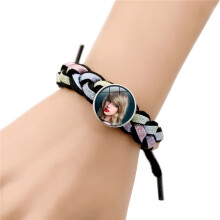 (1) Taylor Swift Braided Bracelet Pop Music