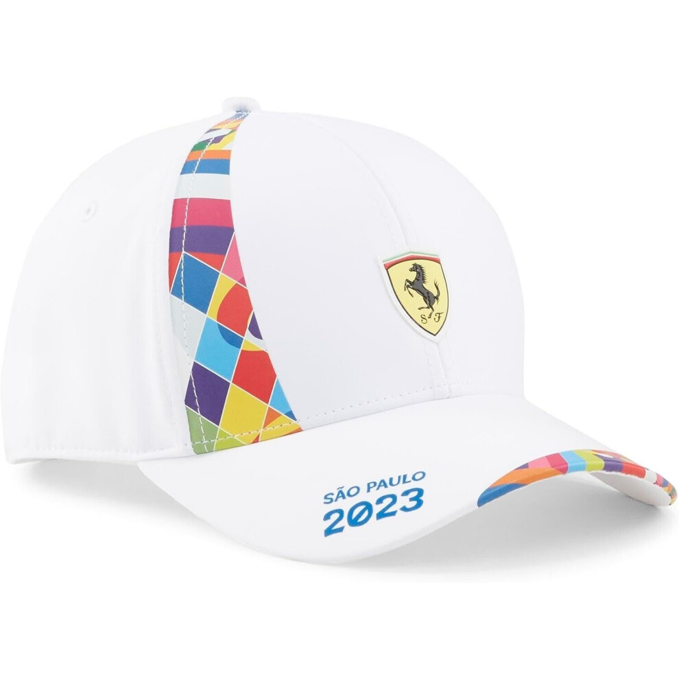 Ferrari 2023 Scuderia F1 Puma Brazil Gp Cap White