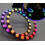 Pair 70mm SMD LED rings halo angel eye Bluetooth rainbow dream patterns 1