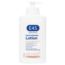 E45 Moisturising Lotion Dry & Sensitive Skin 500ml Free UK Postage