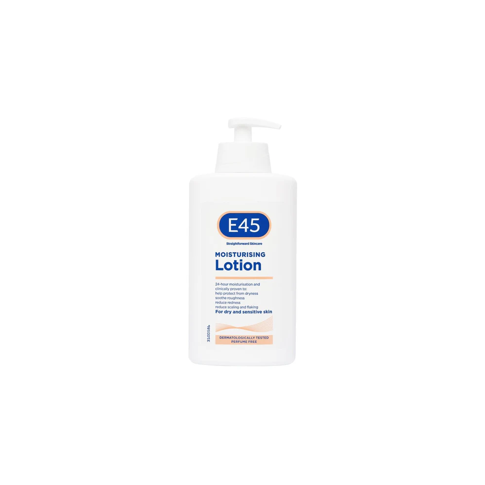 E45 Moisturising Lotion Dry & Sensitive Skin 500ml Free UK Postage