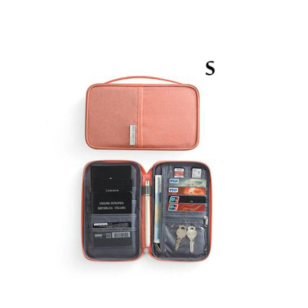 (Pink  S) Hot Travel Wallet Family Passport Holder Creative Waterproof Document Case Organizer Travel accessories Document Bag Cardholder-image-OPC-PDP72R6-NEW