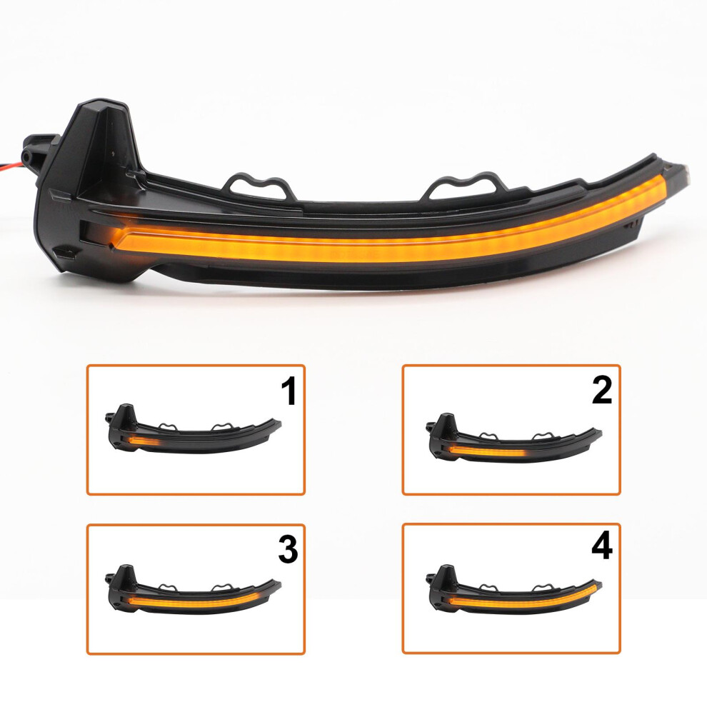 Led Dynamic Side Mirror Indicator Lights Smoked For Audi A4 B9 2015-Audi A5 B9 2016- 5060620949221
