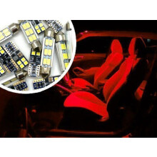 Red Interior LED Bulb Kit Set Lighting For VW Scirocco 2008-18