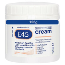 E45 Moisturiser Cream White Soft Paraffin Light Liquid Free UK Postage