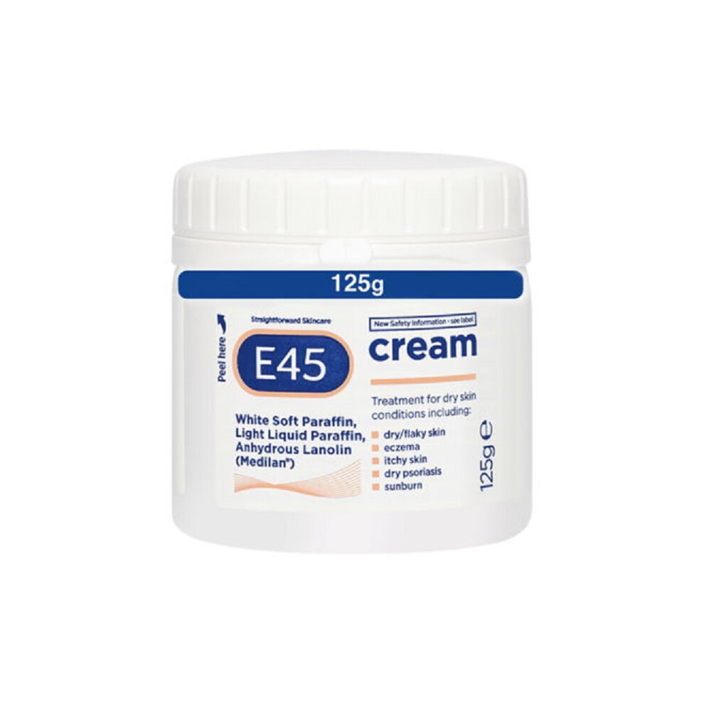 E45 Moisturiser Cream White Soft Paraffin Light Liquid Free UK Postage