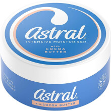 Astral Intensive Moisturiser With Cocoa Butter 200ml Free UK Posrage
