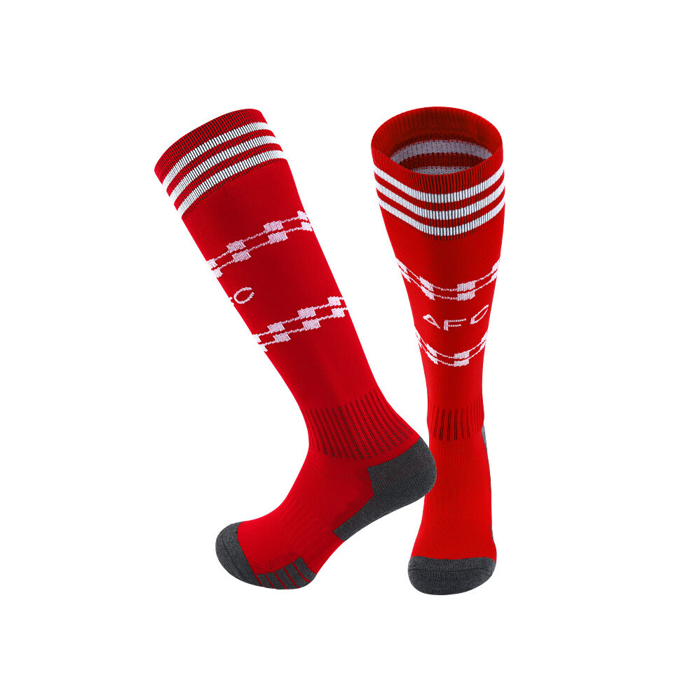 (Home, Kids(EU 30-36)) 23-24 Season Football Socks For Arsenal F.C. Kids & Adults Training Sport Racing Stocking