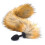 Silicone Anal Plug Tail Back Court Anal Plug 40cm Small Artificial Fox Tail 1