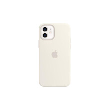 (White) Silicone Case With Magsafe For Iphone 12 12 Pro