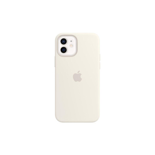 (White) Silicone Case With Magsafe For Iphone 12 12 Pro