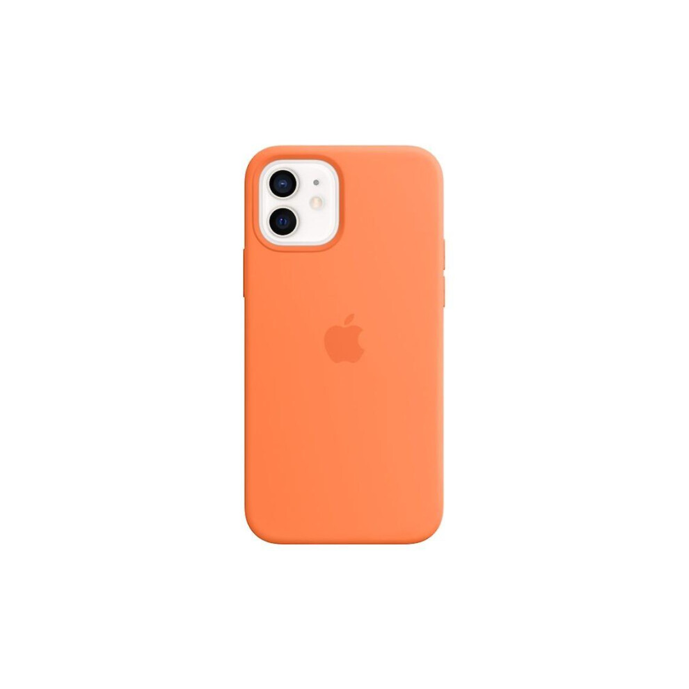 (Apricot ) Silicone Case With Magsafe For Iphone 12 12 Pro Orange 9048217386952