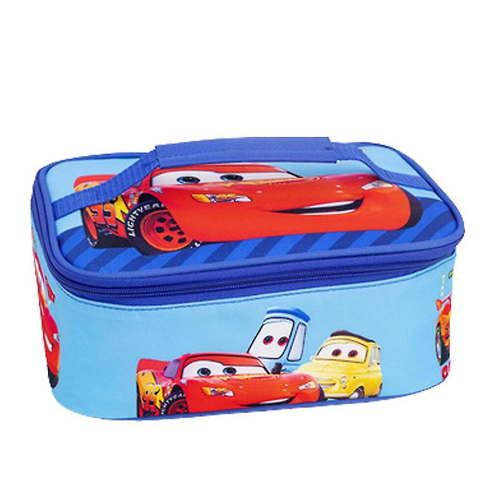 (Lightning Mcqueen) Spiderman/frozen/cars Cartoon Lunch Bag For Kids, Cute Insulated Lunch Box Container Reusable Cooler Lunch Bag For Girls And Boys, School Picnic Trave