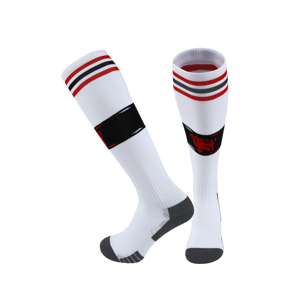 (Away, Kids(EU 30-36)) 23-24 Season Football Socks For Manchester United F.C Kids & Adults Training Sport Racing Stocking