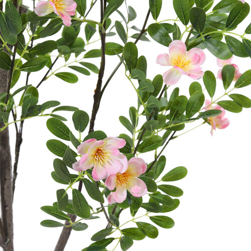 Living And Home 160cm Artificial Frangipani Blossom Tree in Pot for Decoration 2