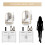 Dripex (Gold, 50*75cm) Dripex Arched Mirror: Stylish Home Décor. 4