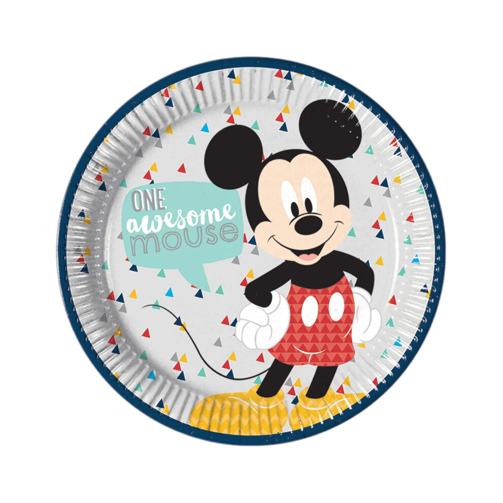 Awesome Mickey Mouse Party Plates (Pack Of 8)