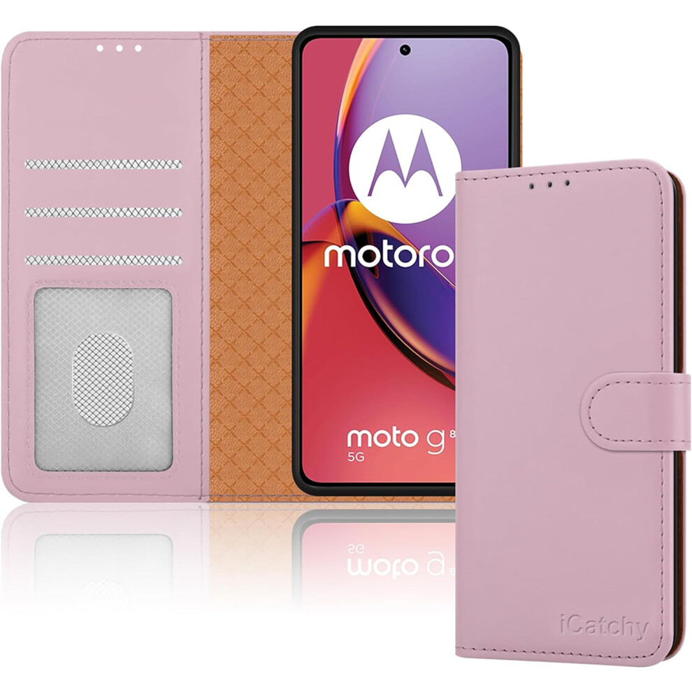 (Rose Gold) Motorola Moto G84 Case, Rfid Blocking Phone Cover Not,Specified 5056298019632