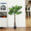 Living And Home 120cm Artificial Monstera Deliciosa Tree in Pot for Decoration 1