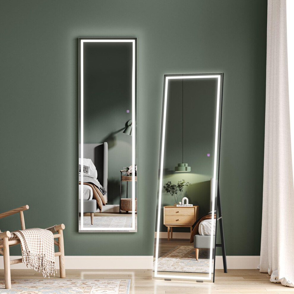 (140*40cm) Dripex LED Full Length Mirror: Versatile Lighting