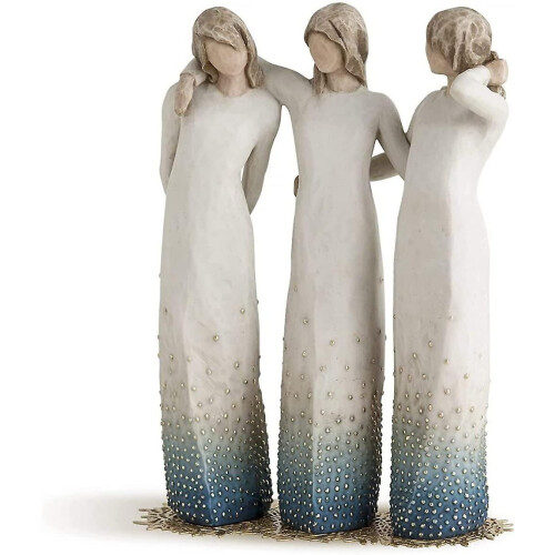 Three Sisters Figures Sculptures Friendship Three Sisters Statue -crafts 1