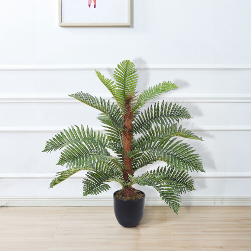 Living And Home 90cm Artificial Phoenix Fern Tree Potted Plant for Decoration