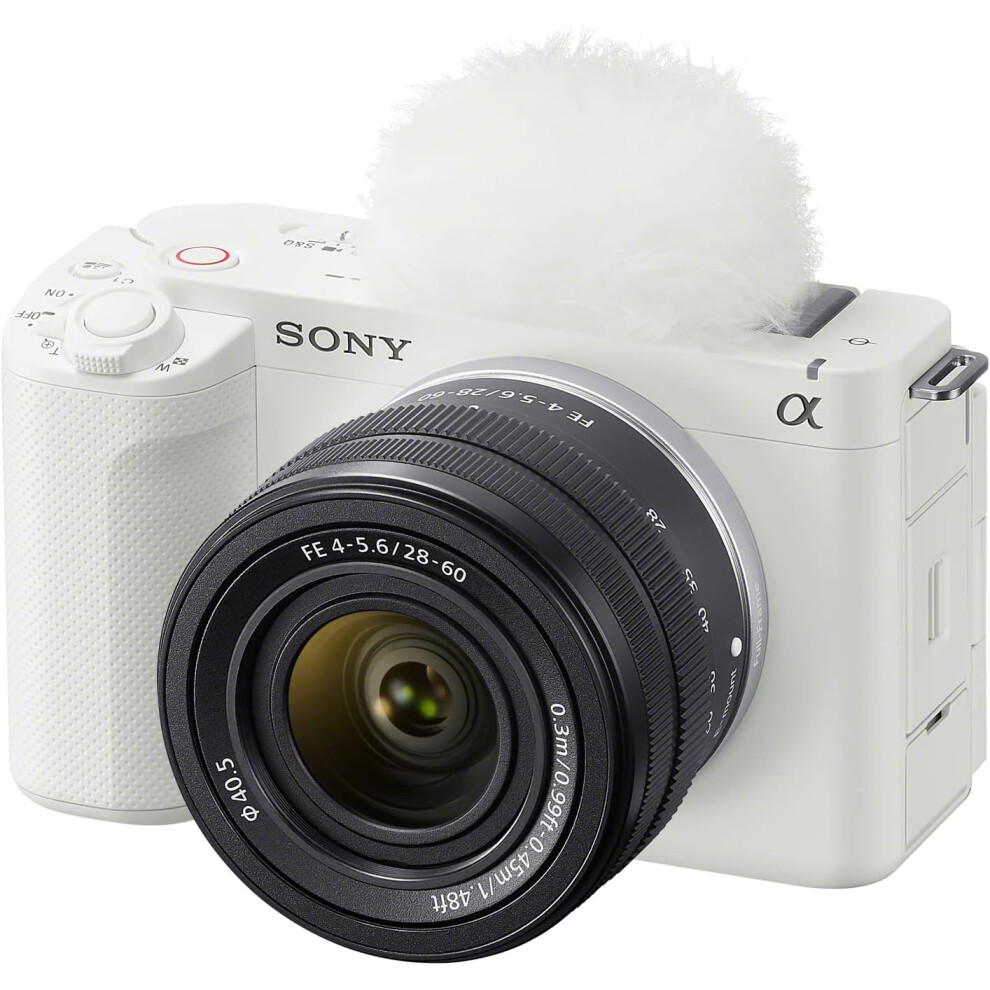 Sony Zv-E1 Mirrorless Camera With 28-60Mm Lens (Ilczv-E1l) (White) White