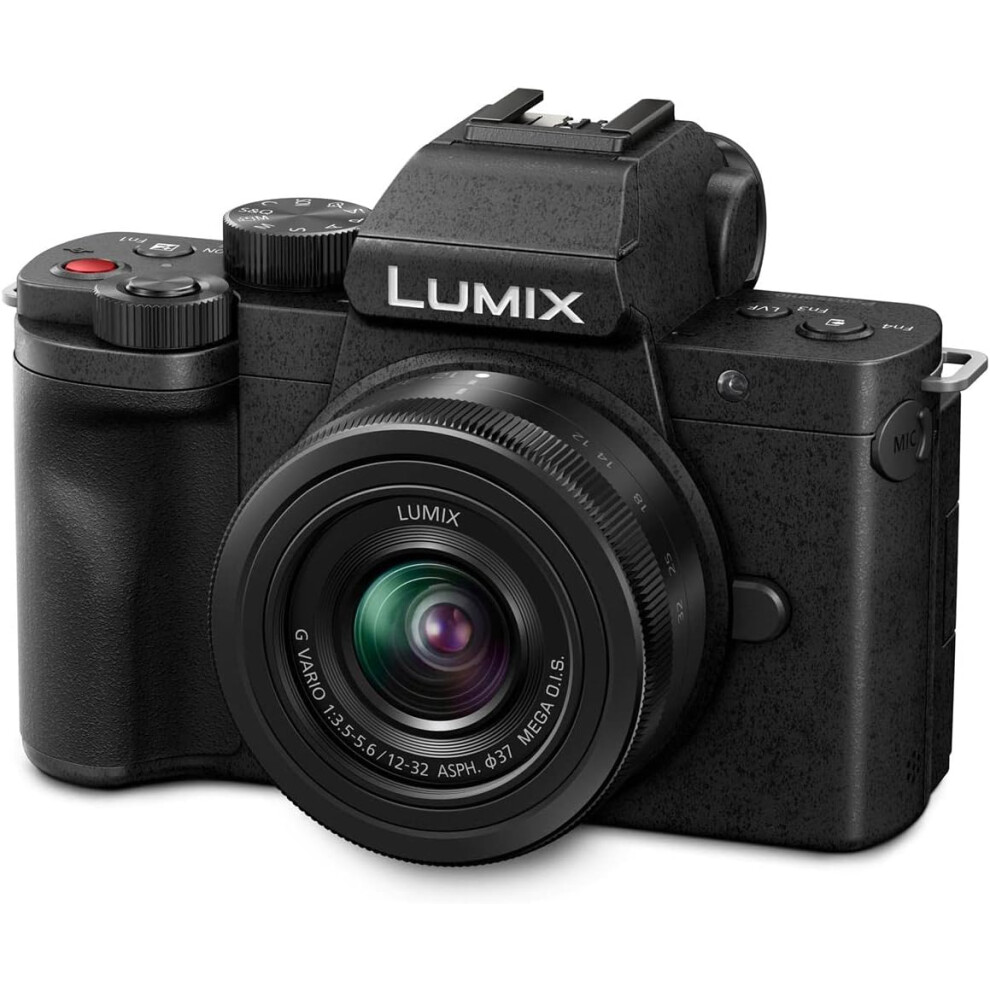 Panasonic Lumix DC-G100D Black (with 12-32mm F/3.5-5.6 Asph. Mega O.I.S.)