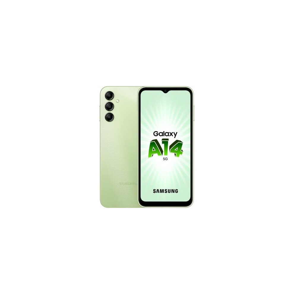 Samsung Galaxy A14 A146E DS (5G) (128GB+4GB, Light Green)-image-OPC-PDP7KZJ-NEW