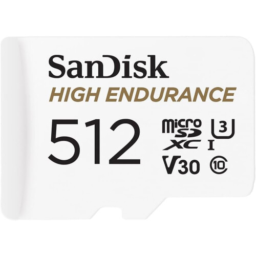 SanDisk SanDisk High Endurance MicroSD Card (512GB, SDSQQNR-512G)