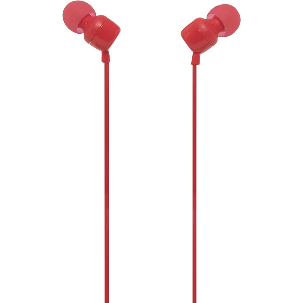 JBL T110 In-Ear Headphones (Red)