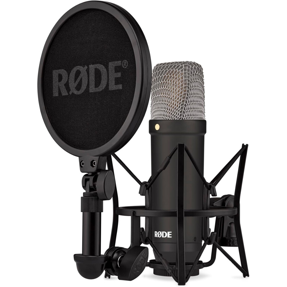 Rode NT1 Signature Series Large-Diaphragm Condenser Microphone (Black)