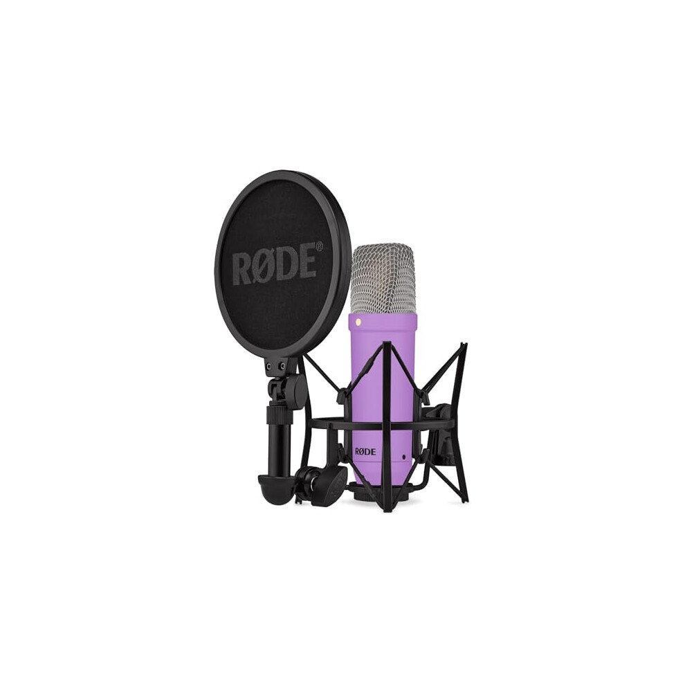 Rode Nt1 Signature Series Large-Diaphragm Condenser Microphone (Purple)