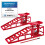 AREBOS AREBOS XXL Car Ramp | Lifting Platform | Car Ramp | 245 mm drive-up width | Drive-up ramp | Lifting Platform | Height Adjustable 2 T | (Set of 2) 2