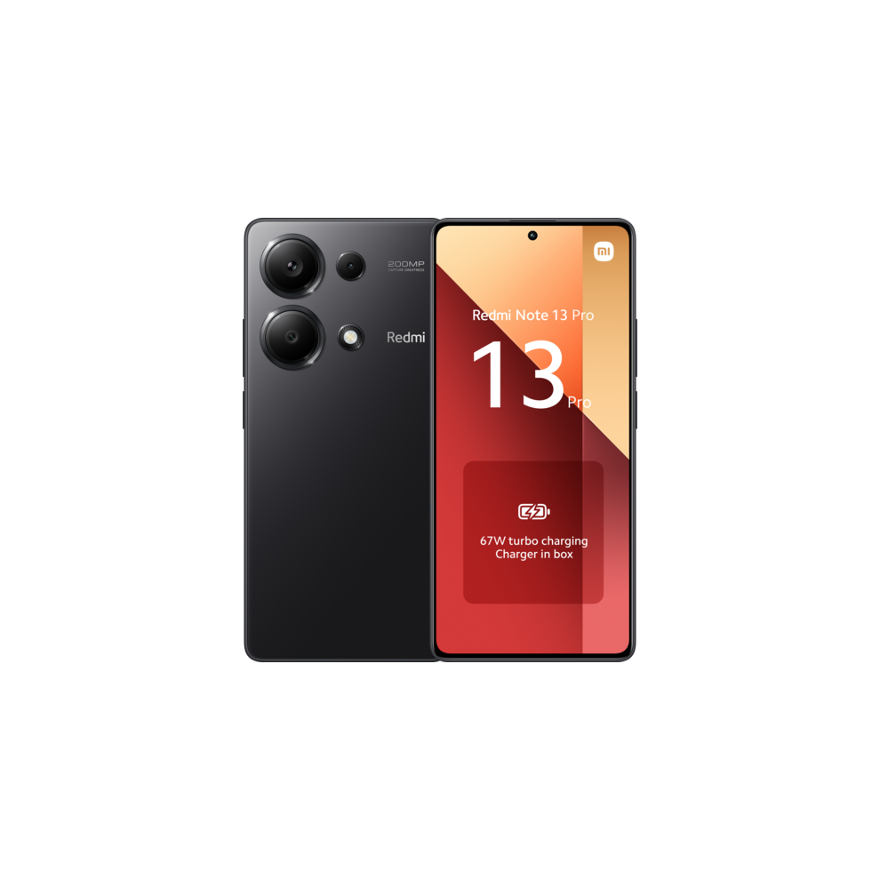 Redmi Note 13 Pro 5G (512GB+12GB, Midnight Black, Global Version)